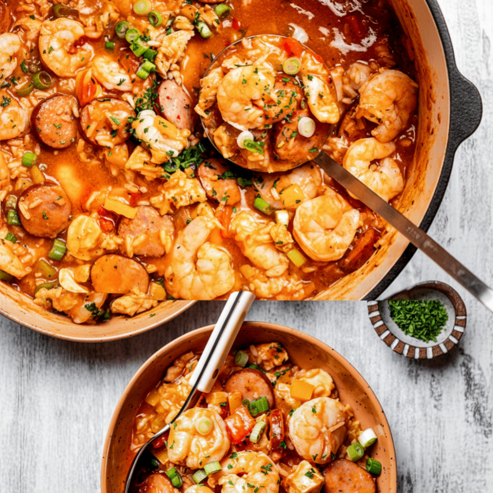 Authentic Creole Jambalaya Recipe: Beef, Chicken & Shrimp 1 Authentic Creole Jambalaya Recipe: Beef, Chicken & Shrimp