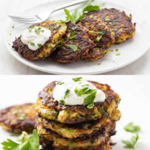 Crispy Low Carb Zucchini Patties (Keto Friendly)