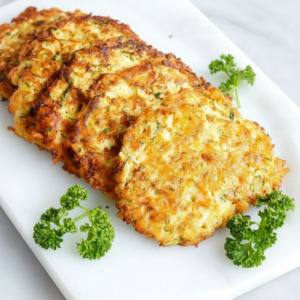 Crispy Low-Carb Zucchini Patties (Gluten-Free) 4 Crispy Low-Carb Zucchini Patties (Gluten-Free)