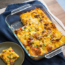 Easy Leftover Cornbread Breakfast Bake with Beef