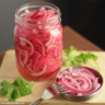 Fast and Easy Pickled Red Onions with Cilantro