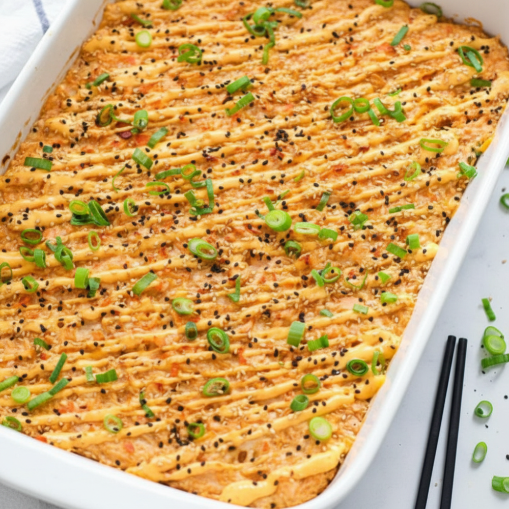 Delicious Salmon Sushi Bake Casserole Recipe 1 Delicious Salmon Sushi Bake Casserole Recipe