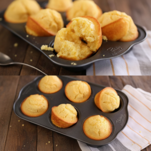 Moist Sweet Cornbread Muffins Recipe