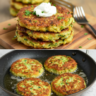 Crispy Cheesy Pan-Fried Squash Patties | Easy Appetizer Recipe