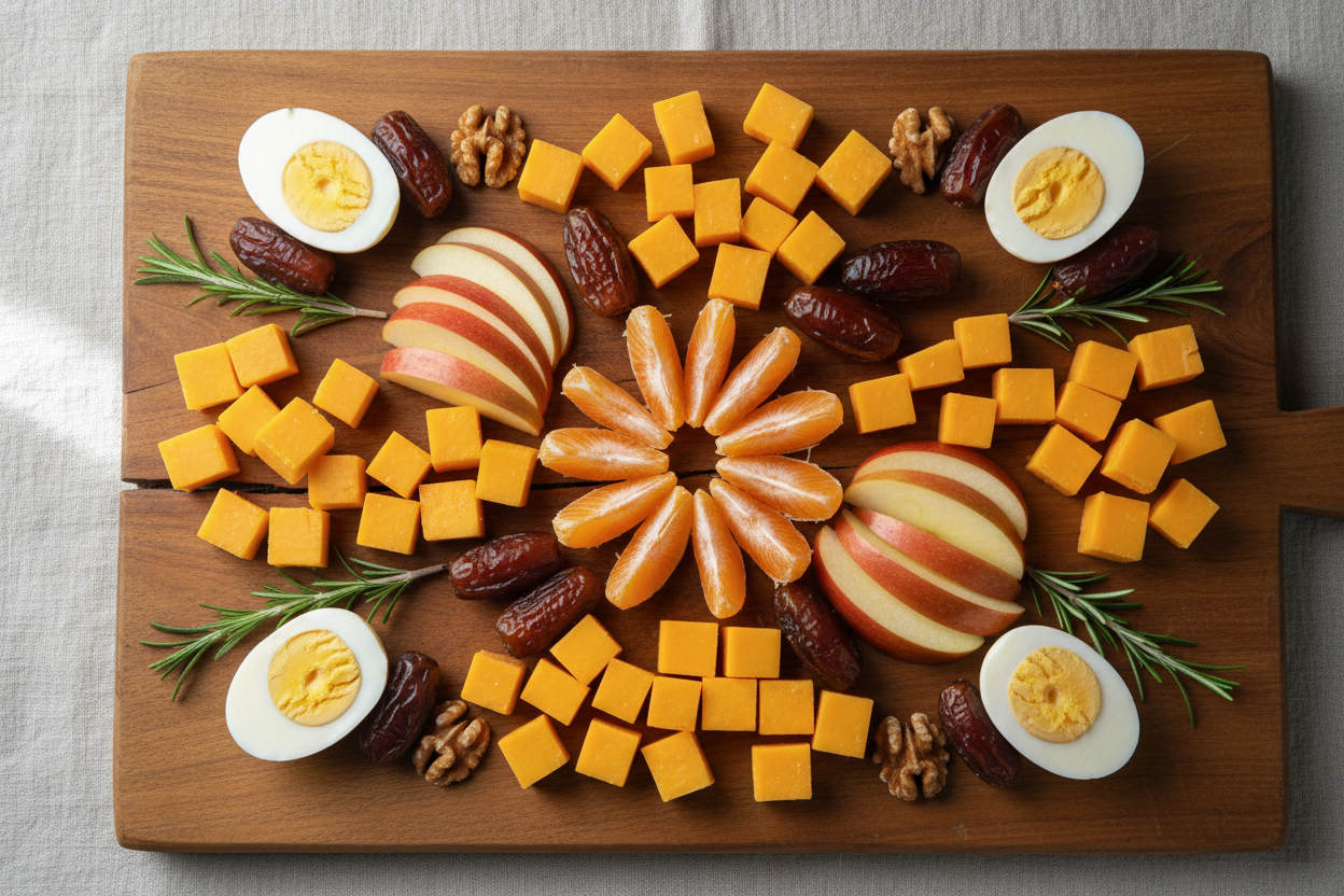 Ultimate Healthy Snack Plate: Quick & Nutritious Grazing Board 3 Assorted Healthy Snack Plate preparation step 2