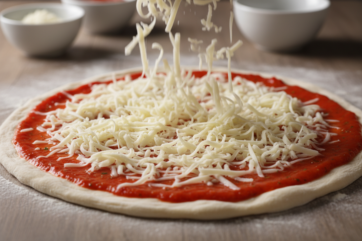 Ultimate Beef Pepperoni Pizza Recipe: Crispy, Cheesy & Homemade 2 Beef Pepperoni Pizza Slice preparation step 1