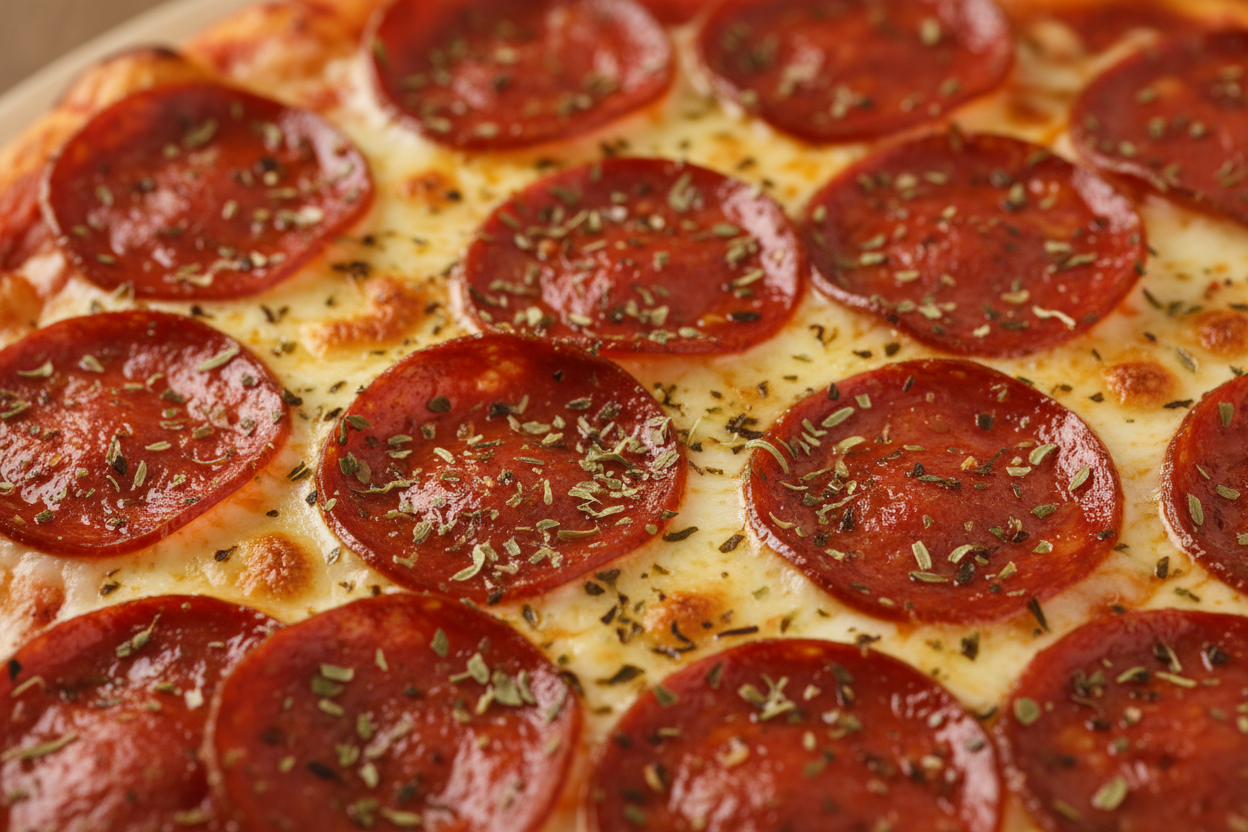 Ultimate Beef Pepperoni Pizza Recipe: Crispy, Cheesy & Homemade 3 Beef Pepperoni Pizza Slice preparation step 2