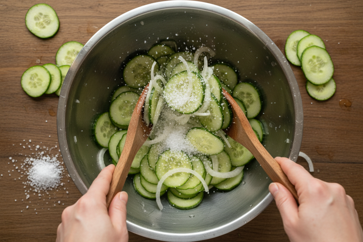Easy Homemade Sweet Pickles: Zesty and Crunchy 2 Bread And Butter Pickles preparation step 1