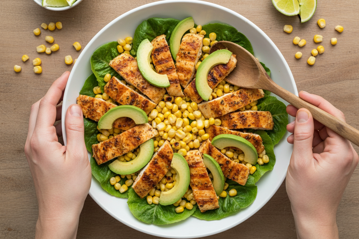 Classic Chicken Taco Bowl preparation step 2