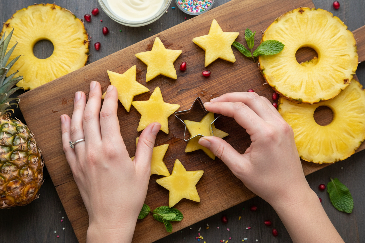 Ultimate Children's Party Board: Fun & Healthy Snack Tray 2 Colorful Kids' Celebration Platter preparation step 1