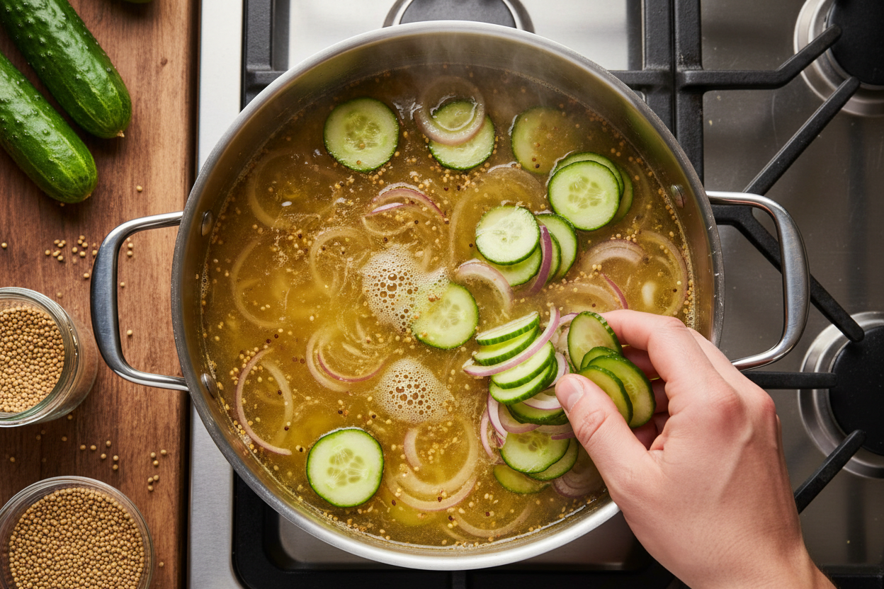 Deliciously Sweet Bread and Butter Pickles preparation step 2