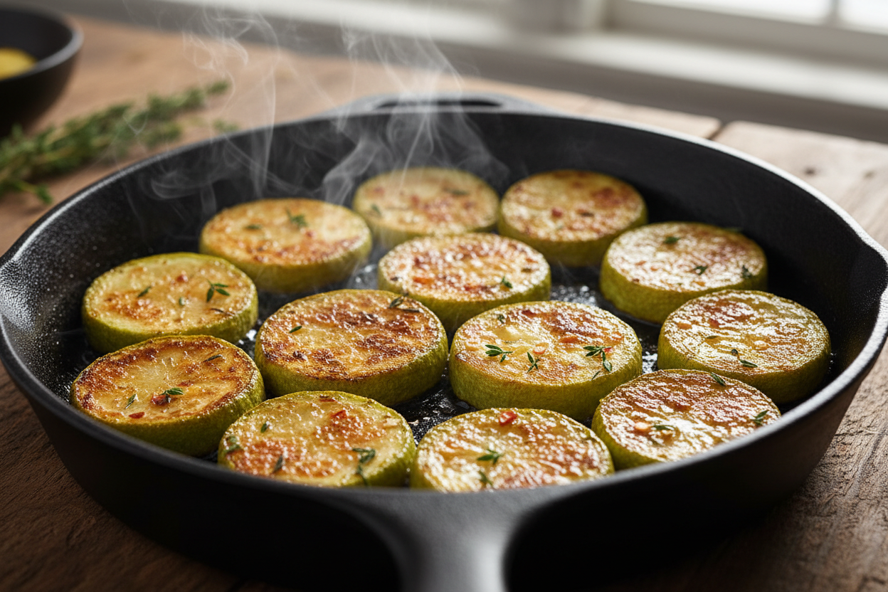 Easy Sauteed Zucchini preparation step 1