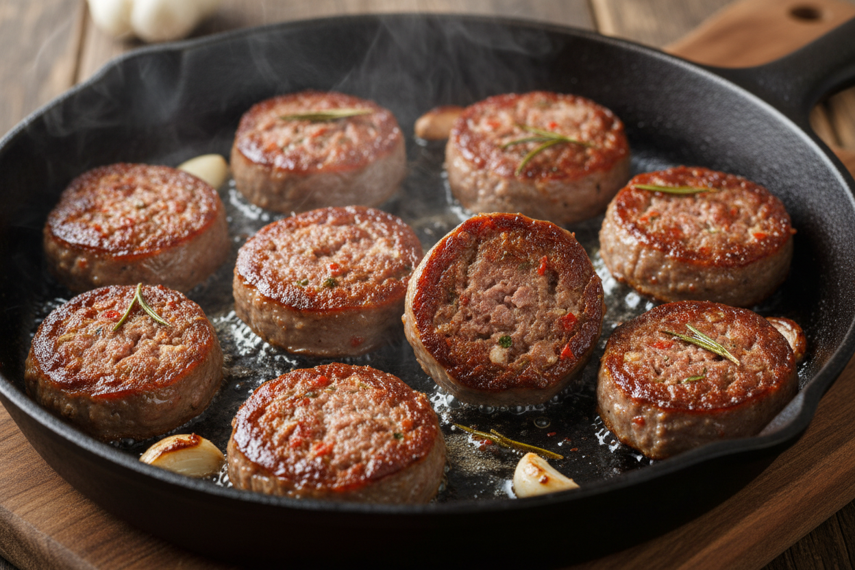 Quick & Healthy Sautéed Beef Sausage with Veggies 2 Easy & Healthy Zucchini Recipes preparation step 1