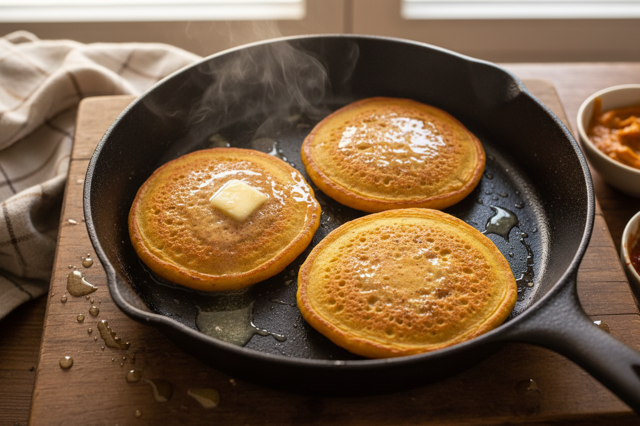 Stars Hollow Inspired Fluffy Pumpkin Pancakes Recipe 3 Gilmore Girls Pumpkin Pancakes preparation step 2