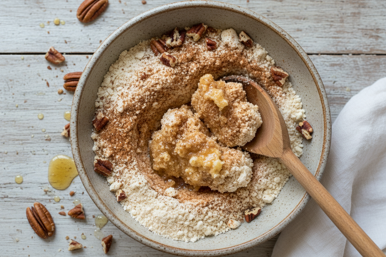 Keto Pumpkin Crisp preparation step 2