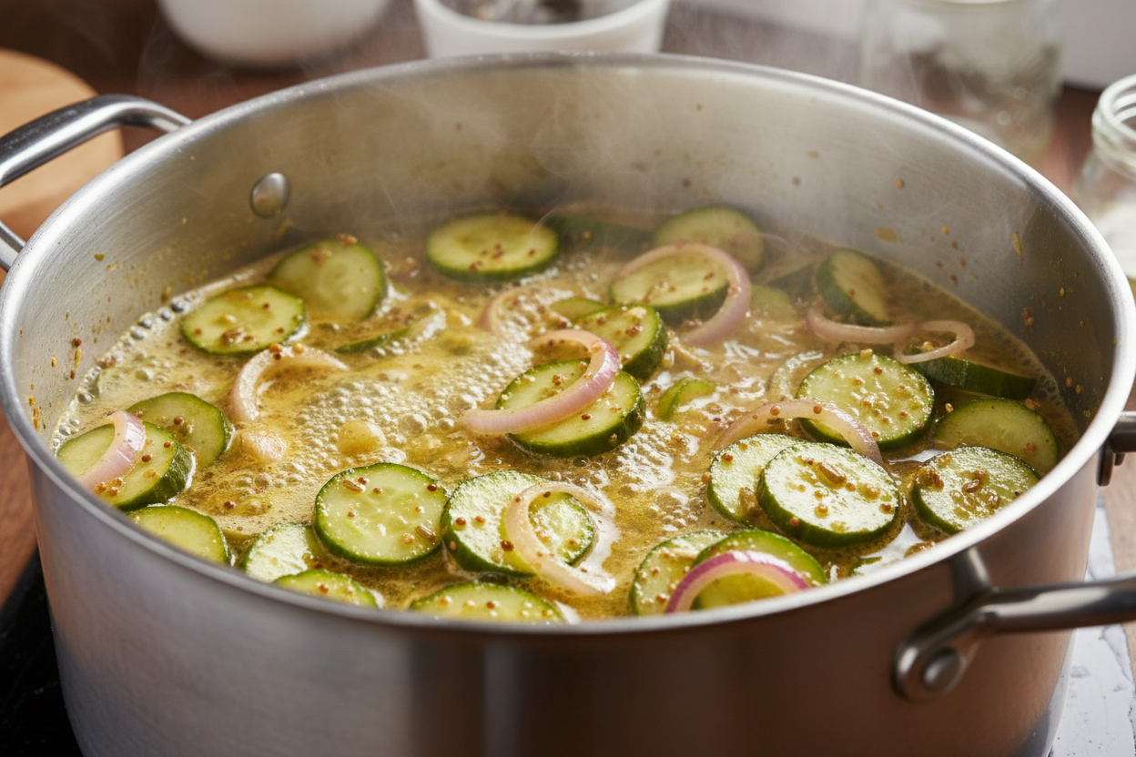 Old Fashioned Bread and Butter Pickles preparation step 2