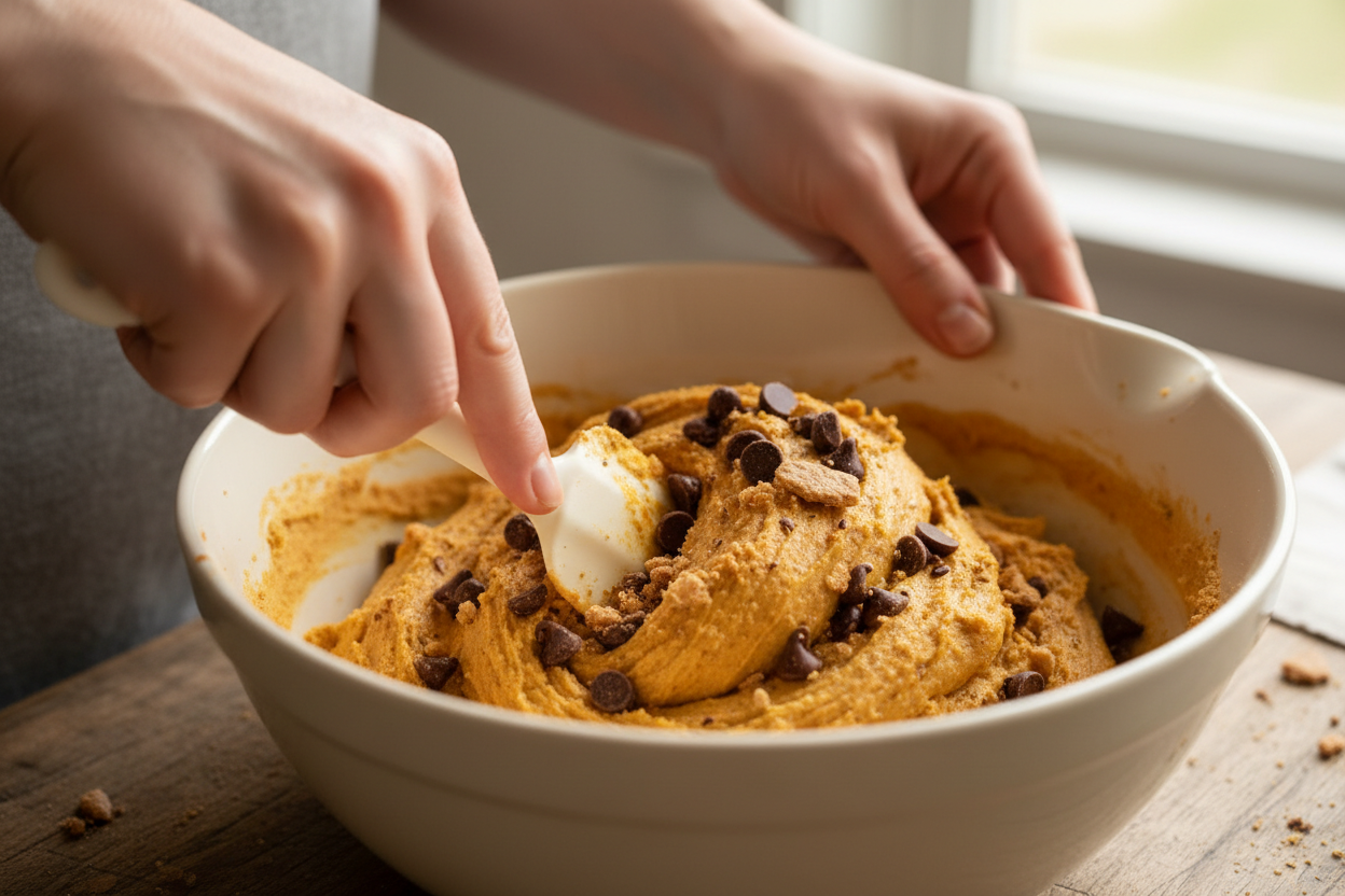 Soft Pumpkin Marshmallow Graham Cracker Cookies 2 Pumpkin Smores Cookies preparation step 1