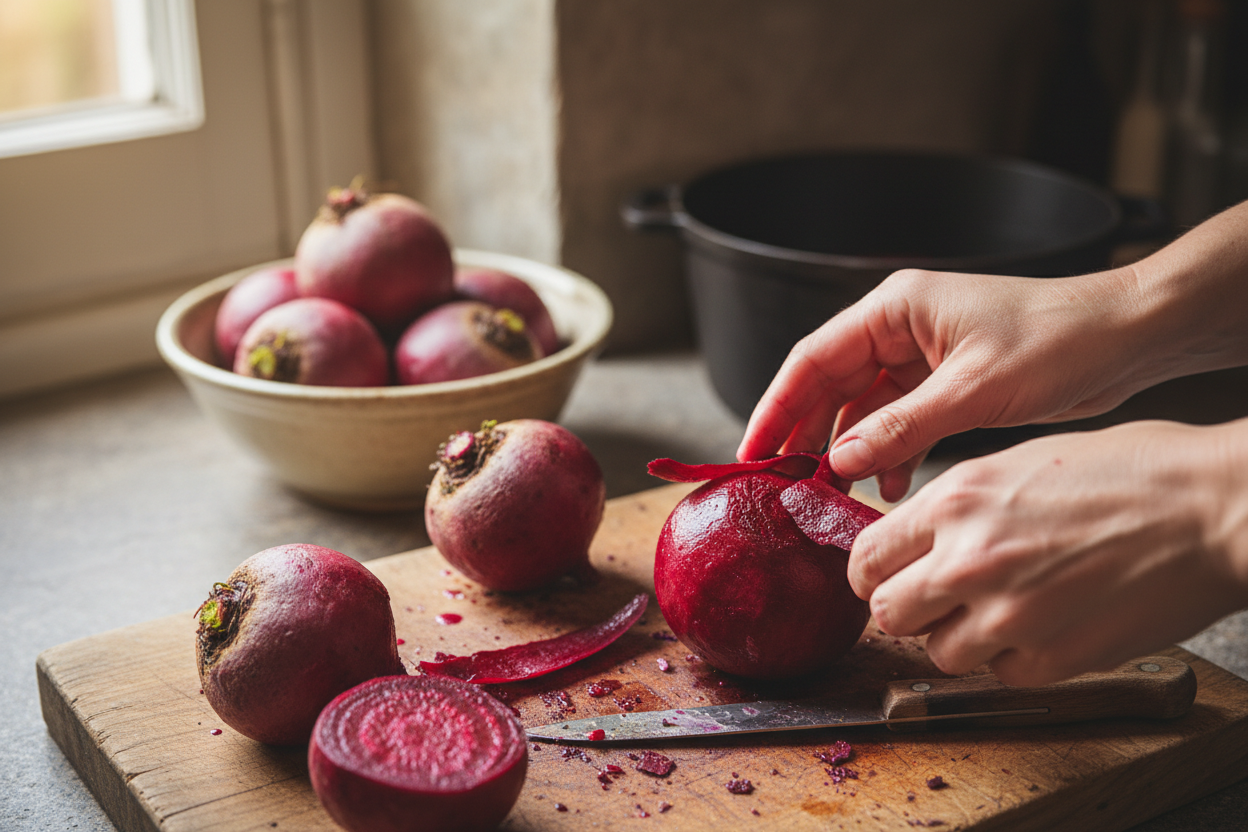 Quick Refrigerator Pickled Beets: Easy Small Batch Recipe 2 Quick Refrigerator Pickled Beets: Small Batch for Beginners preparation step 1