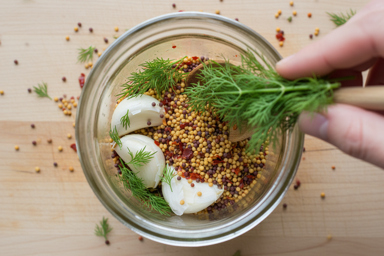 Easy Homemade Refrigerator Dill Pickles Recipe 2 Refrigerator Dill Pickles preparation step 1
