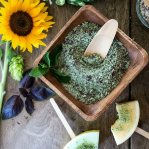 How to Make Homemade Basil Finishing Salt