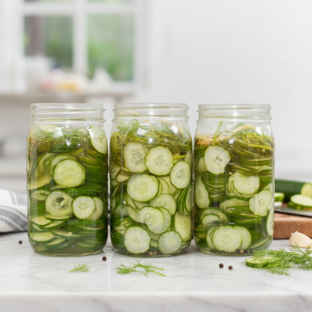 Quick & Easy Refrigerator Dill Pickles (Small Batch) 1 Quick & Easy Refrigerator Dill Pickles (Small Batch)