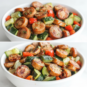 Quick & Healthy Sautéed Beef Sausage with Veggies 4 Quick & Healthy Sautéed Beef Sausage with Veggies
