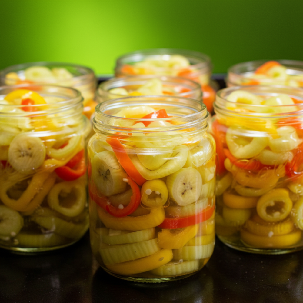 Quick & Easy Pickled Banana Peppers (Low-Sodium & Crisp) 1 Quick & Easy Pickled Banana Peppers (Low-Sodium & Crisp)