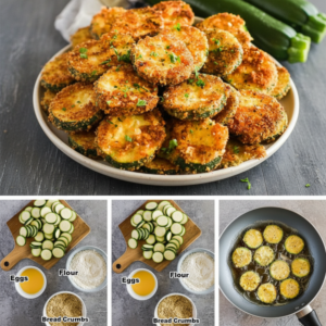 Crispy Breaded Zucchini Slices (Easy Recipe) 4 Crispy Breaded Zucchini Slices (Easy Recipe)