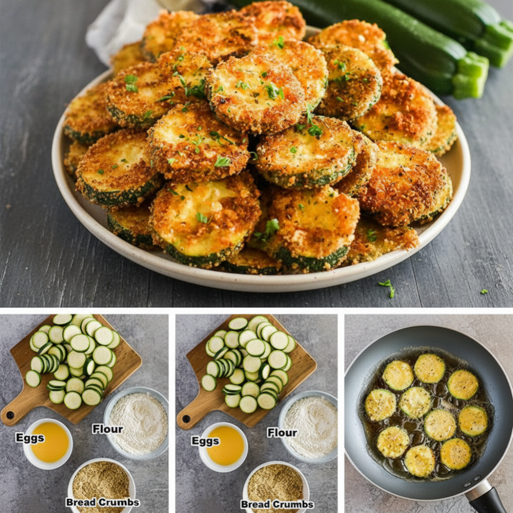 Crispy Breaded Zucchini Slices (Easy Recipe) 1 Crispy Breaded Zucchini Slices (Easy Recipe)
