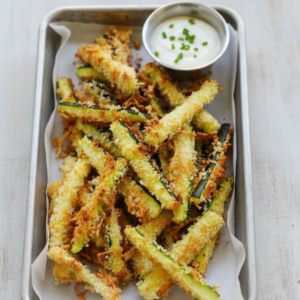 Crispy Baked Zucchini Sticks Recipe 4 Crispy Baked Zucchini Sticks Recipe