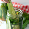Easy Homemade Refrigerator Dill Pickles Recipe