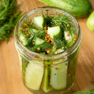 Easy Refrigerator Dill Pickles (No Canning Required) 4 Easy Refrigerator Dill Pickles (No Canning Required)