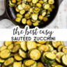 Easy Pan-Fried Zucchini Side Dish (Ready in 15 Minutes)