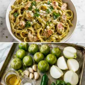 Creamy Salsa Verde Chicken Pasta: Easy Weeknight Dinner