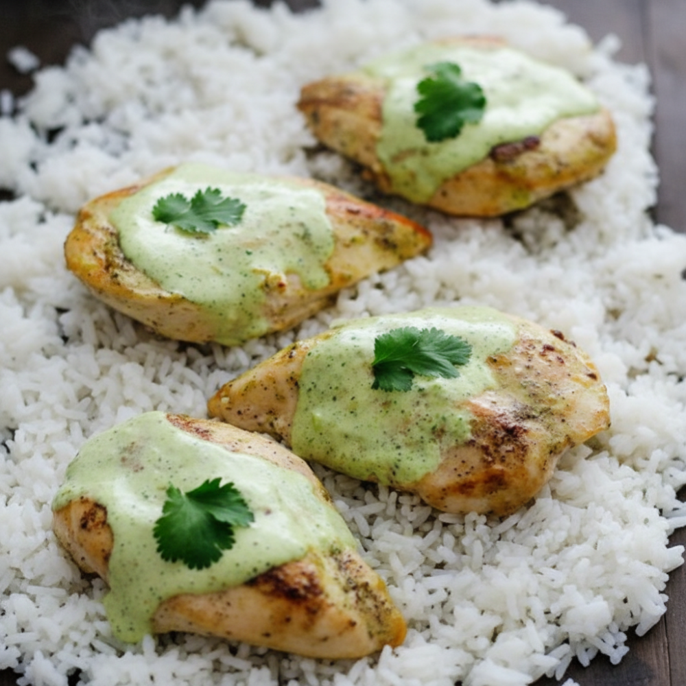 Tomatillo Ranch Chicken with Rice 1 Tomatillo Ranch Chicken with Rice