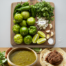 Authentic Tomatillo Salsa Verde Recipe with Refried Beans