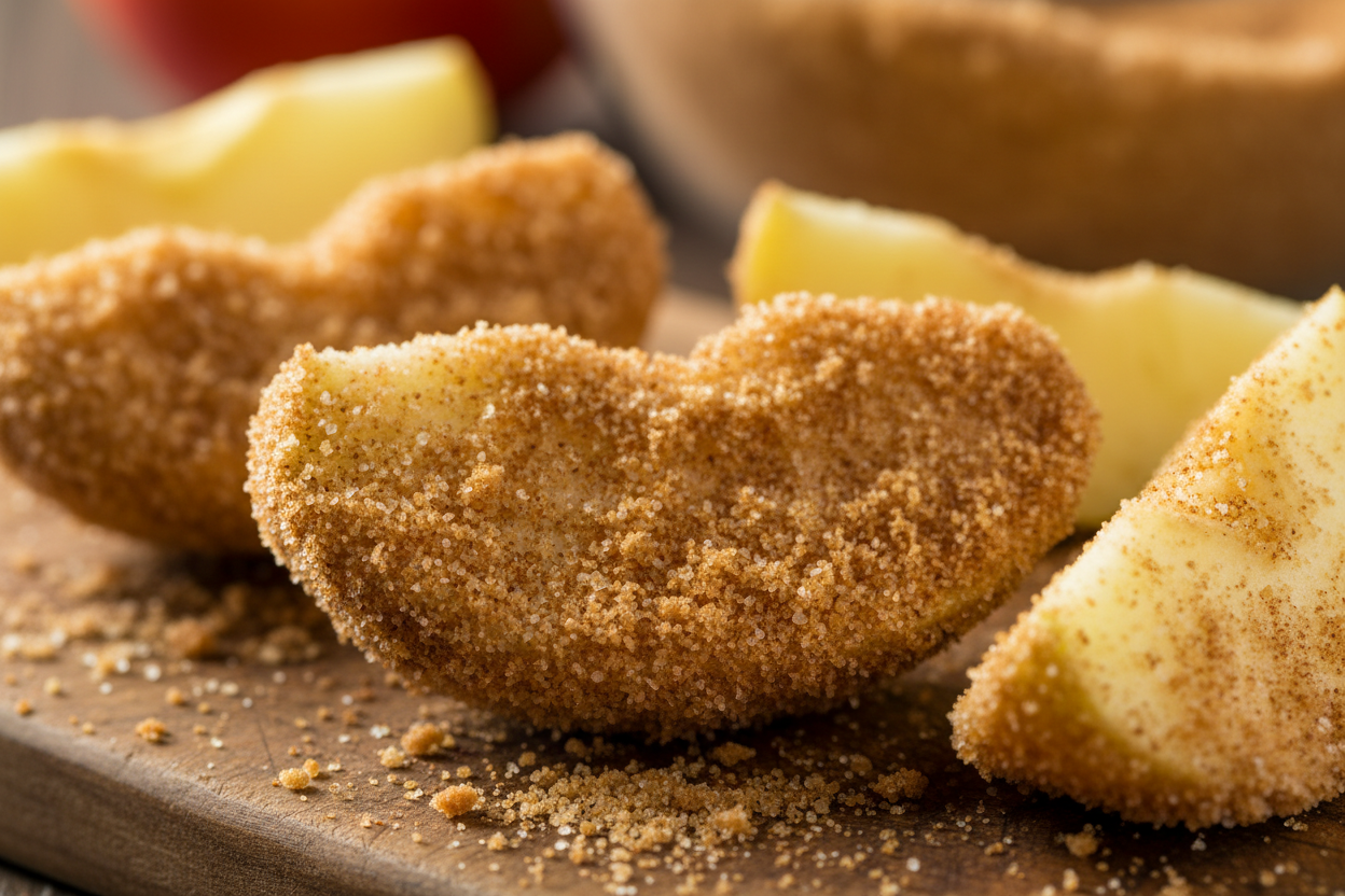 Air Fryer Apple Fries preparation step 2