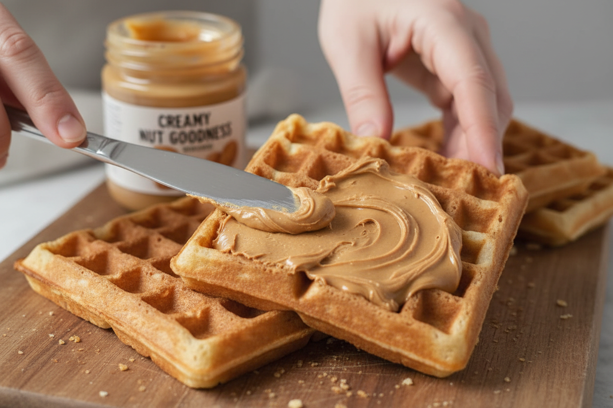 Back to School Breakfast Pencil Waffles preparation step 1