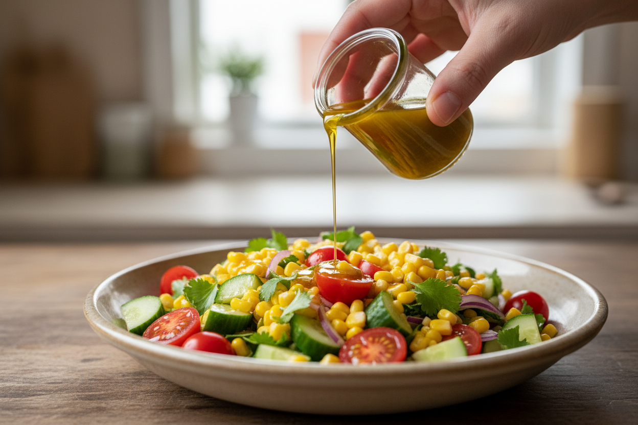 Fresh Summer Sweet Corn Toss: The Perfect BBQ Side Dish 3 Corn Salad preparation step 2