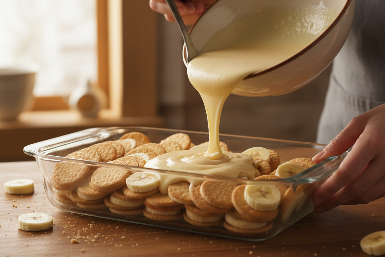 Old Fashioned Southern Banana Pudding Recipe 2 Dolly Parton’s Mother’s Banana Pudding preparation step 1