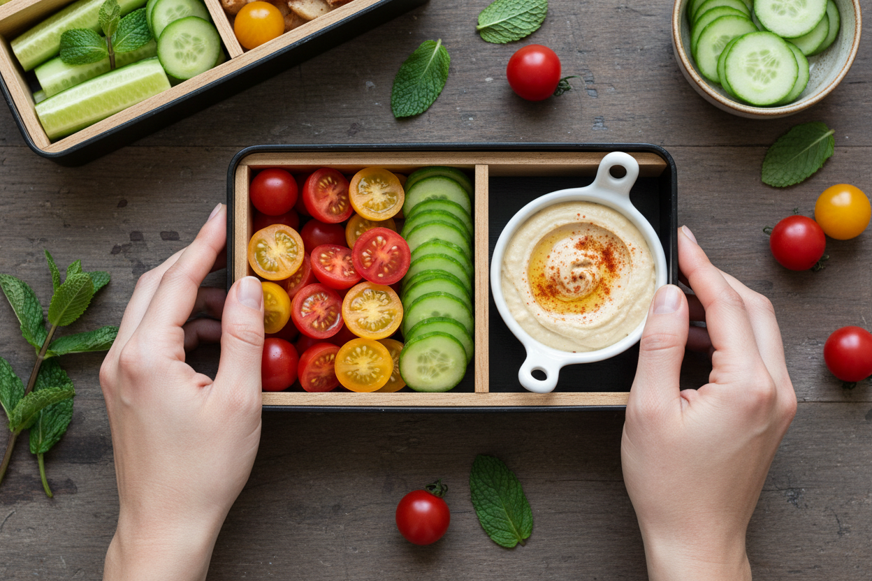 Simple & Healthy Bento Box Ideas: Quick Midday Meals for Children 3 Easy Lunches for Kids preparation step 2