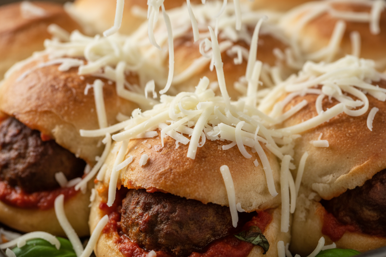 Garlic Bread Meatball Bombs: Cheesy Baked Beef Rolls 3 Garlic Bread Meatball Bombs preparation step 2