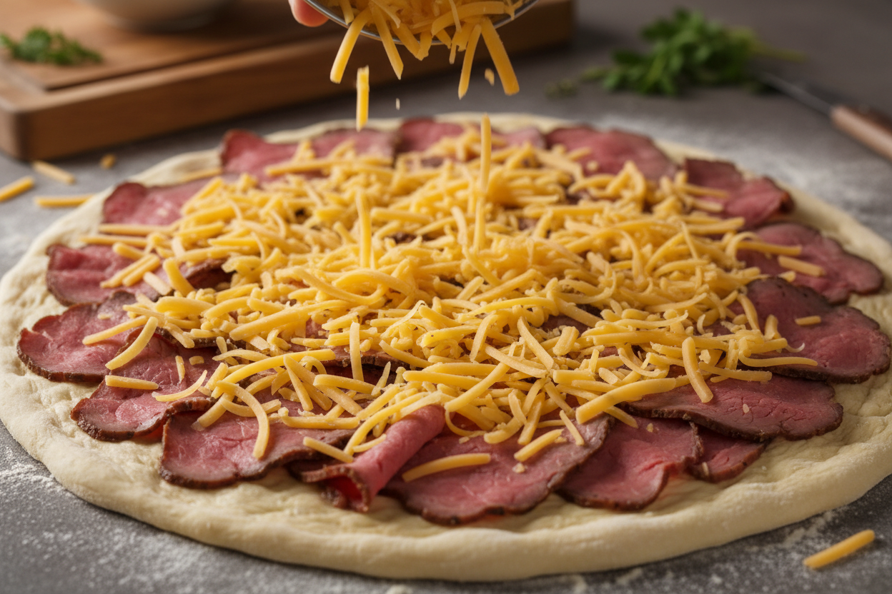 15 Nutritious & Healthy Lunch Ideas For Teens: Beef Pinwheels 3 Healthy Lunch Ideas For Teens preparation step 2
