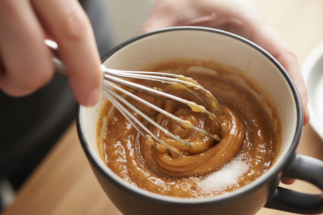 Microwave Mug Cookie preparation step 1