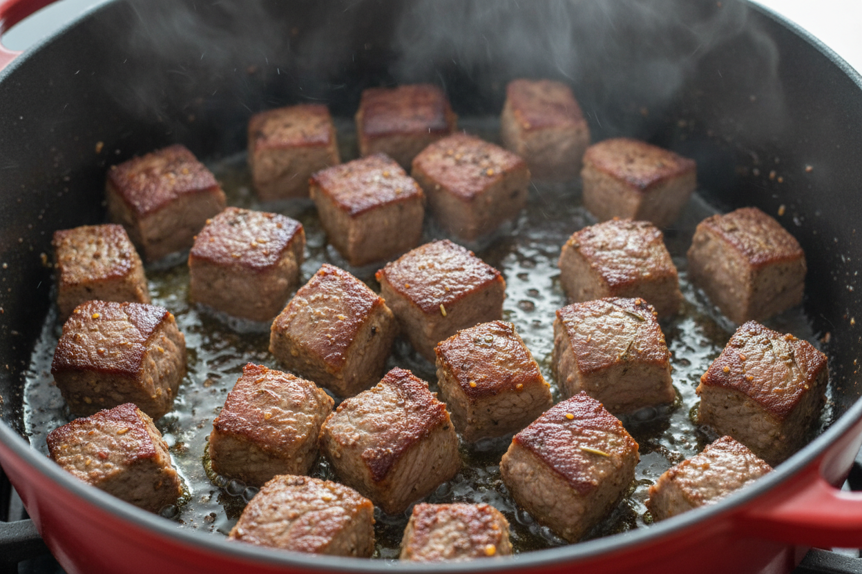 Easy Autumn Beef Stew Recipe for Cozy Fall Dinners 2 One-Pot Autumn Beef Stew preparation step 1