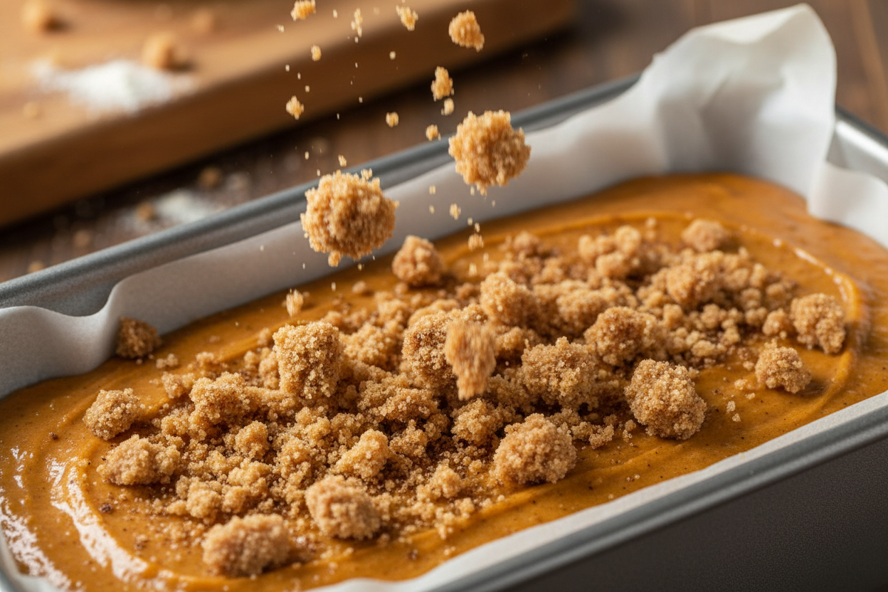Moist Sourdough Discard Pumpkin Loaf with Maple Glaze 3 Sourdough Pumpkin Bread with Maple Glaze preparation step 2