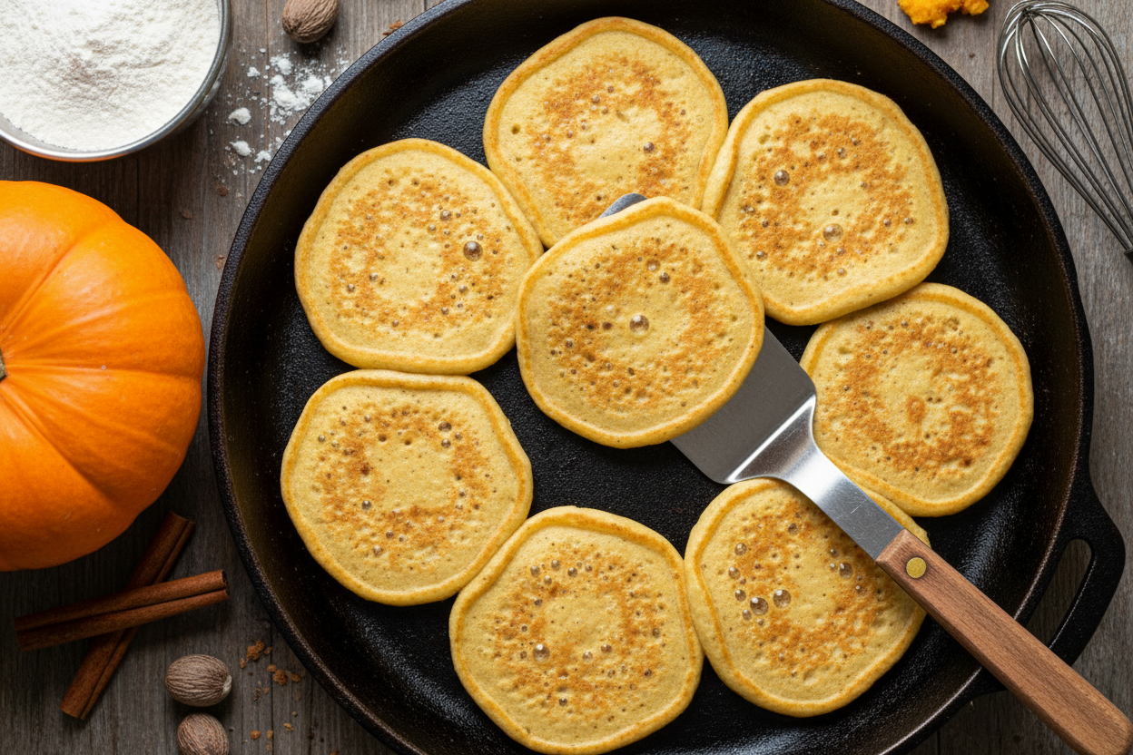 Sourdough Pumpkin Pancakes preparation step 2