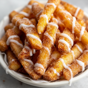 Crispy Air Fryer Apple Fries with Cinnamon Sugar