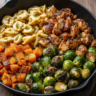 Easy Autumn Chicken Tortellini with Butternut Squash & Brussels Sprouts