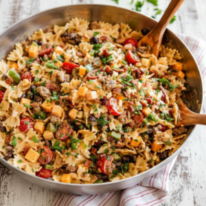 Easy Southwest BBQ Pasta Recipe (Perfect Cookout Side)